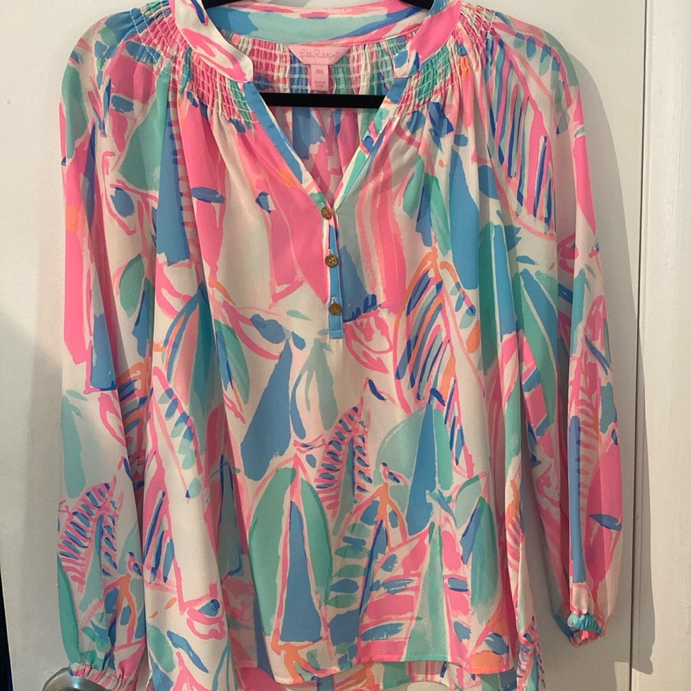 Lilly Pulitzer Elsa Silk Top